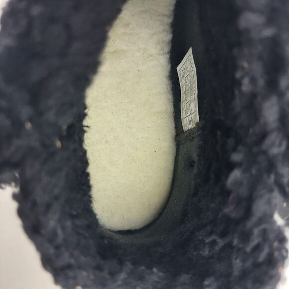 UGG Lakesider Heritage Black Suede Lace Up Mid Top Winter Boots 6.5 - Picture 10 of 11